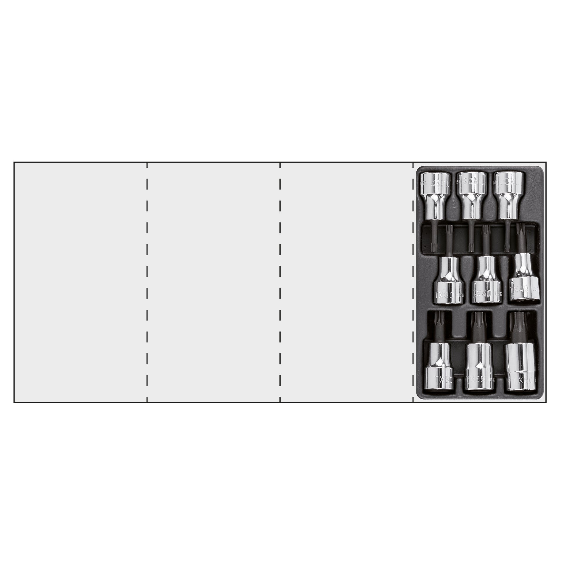 Module thermoformé assorti (9 pièces) | 519/233CNTX | Usag - U05190701 Module thermoformé assorti (9 pièces) | 519/233CNTX | Usag - U05190701